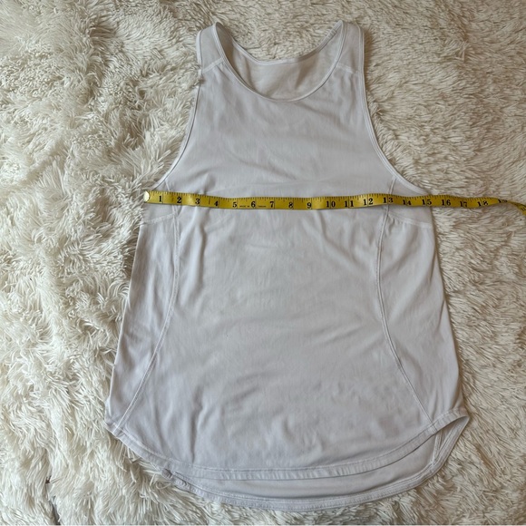 Lululemon Sculpt Women's White Tank Top Size: 6 - Picture 5 of 8